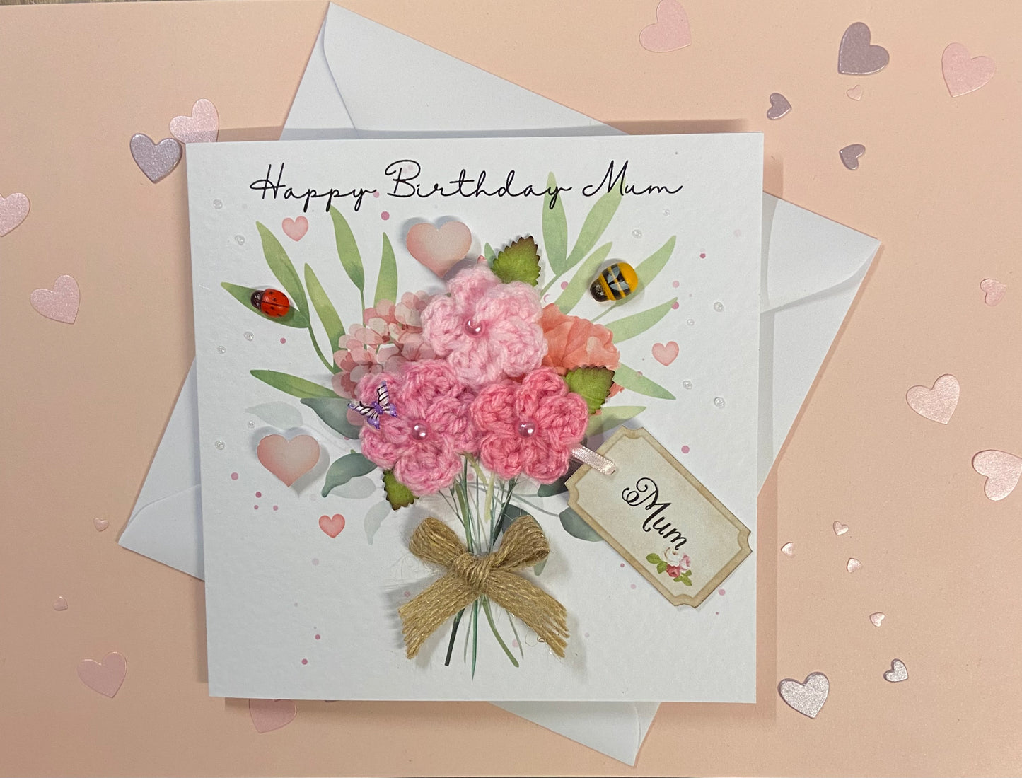 Unique Handmade Birthday Card for Mum